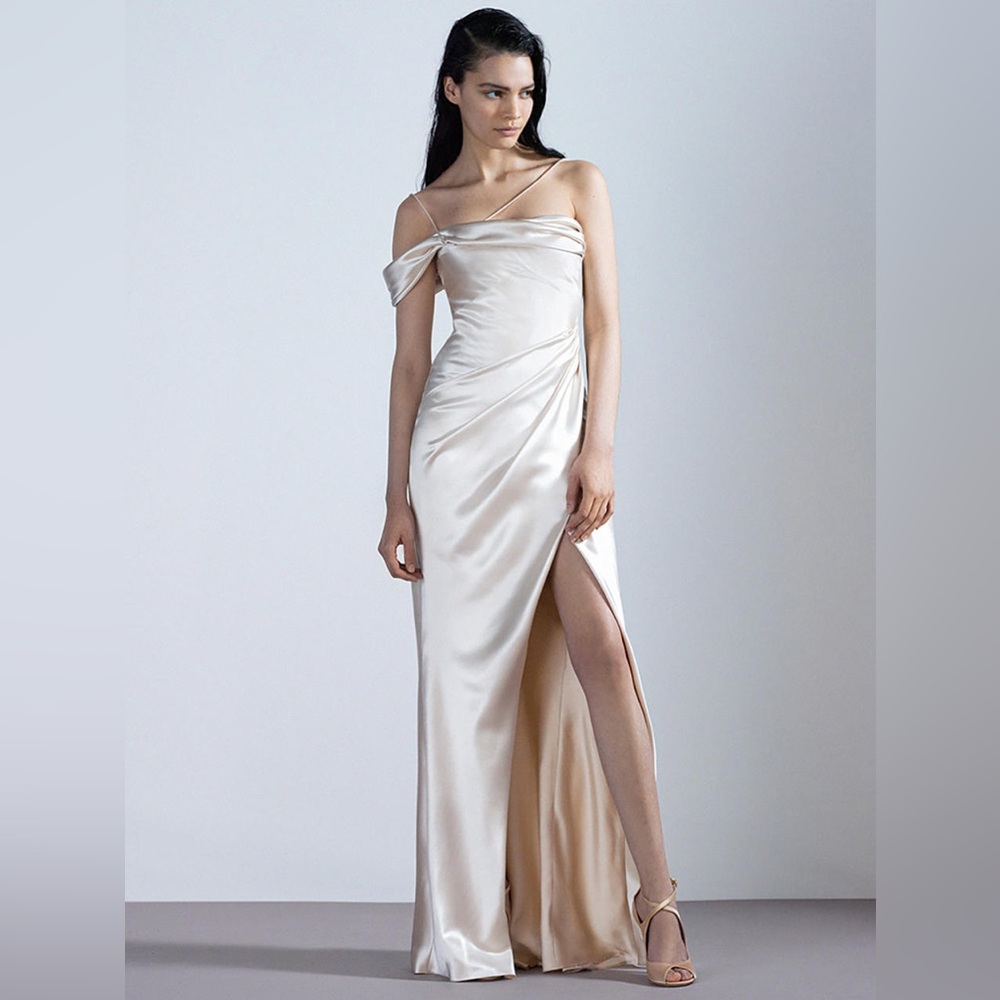 Galia Lahav Elise Satin Gown